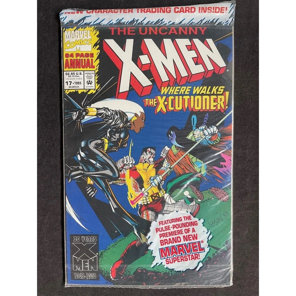 Uncanny X-Men Annual 17, 1993, Marvel Comics, Sealed with Card, STORM cover